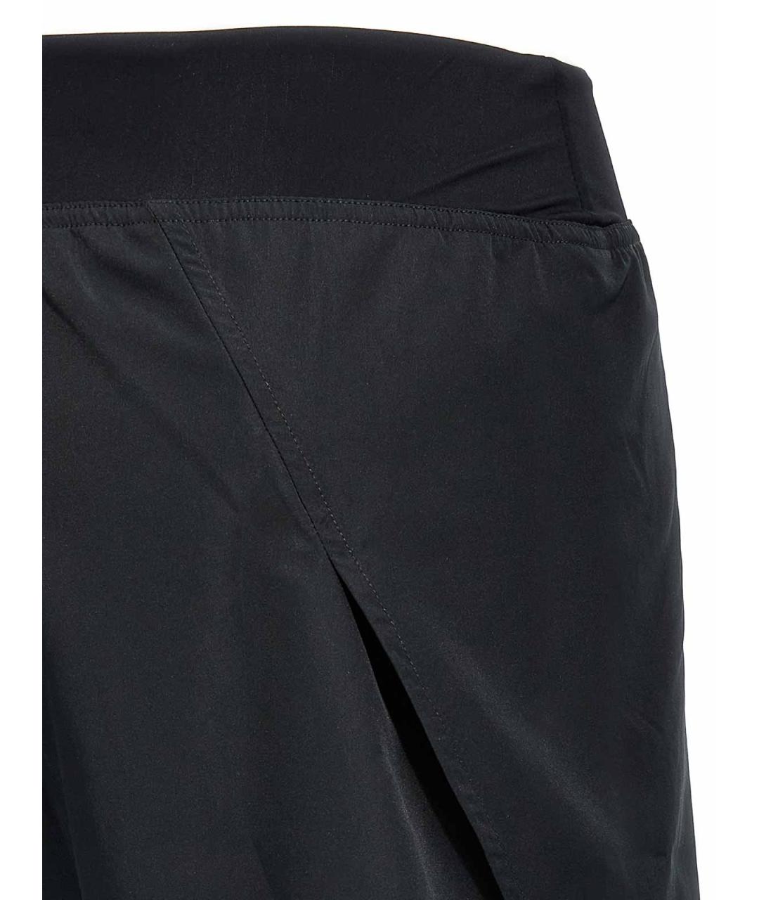 JIL SANDER Черные полиэстеровые шорты, фото 4