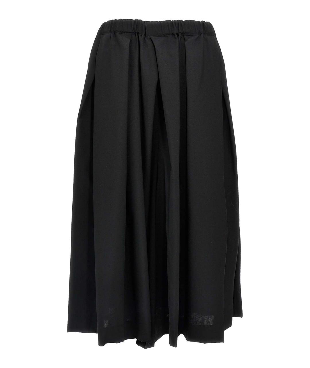 COMME DES GARÇONS Черные шерстяные брюки широкие, фото 1