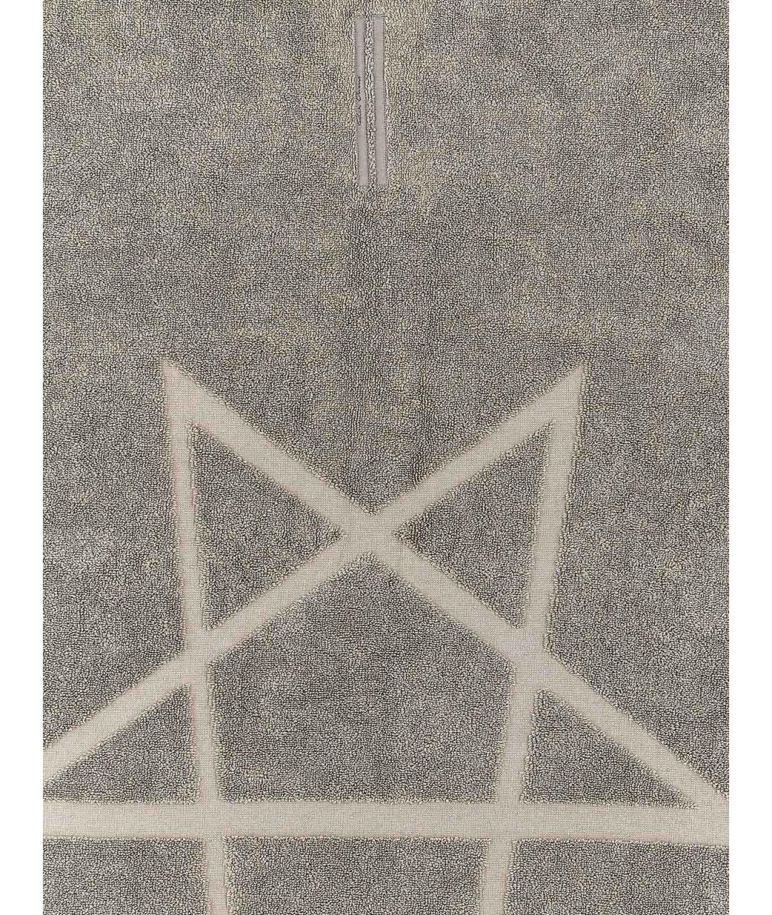 RICK OWENS Серое хлопковое полотенце, фото 2