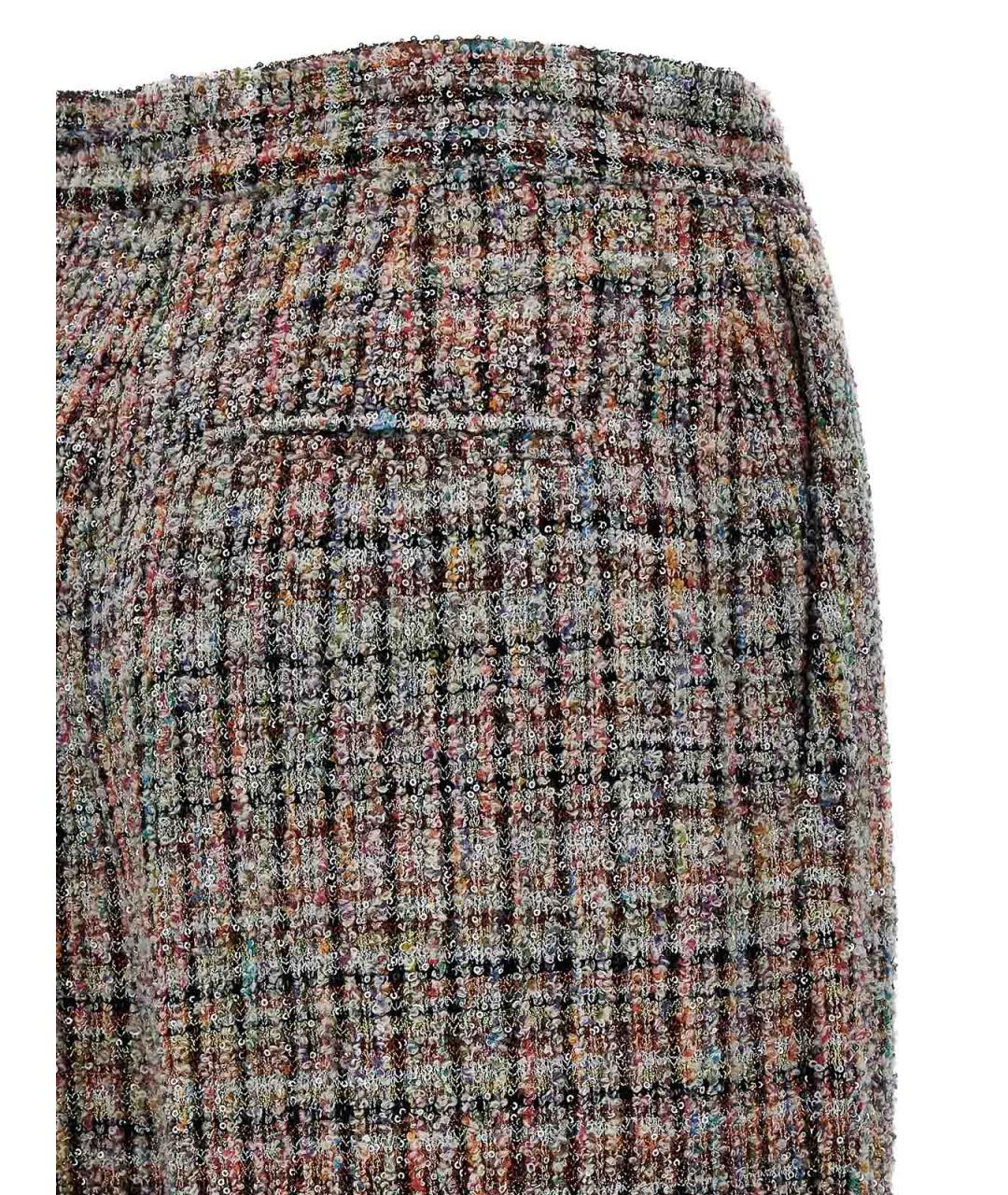 MISSONI Мульти шерстяные прямые брюки, фото 4