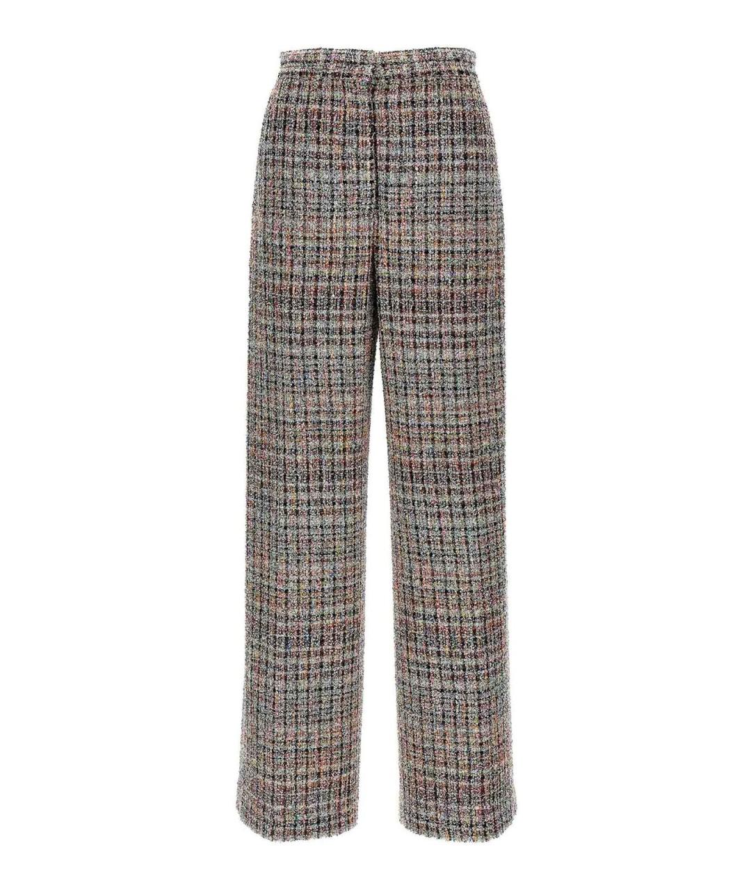 MISSONI Мульти шерстяные прямые брюки, фото 1