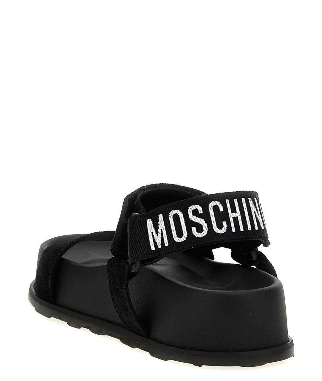 MOSCHINO Черные сандалии, фото 3
