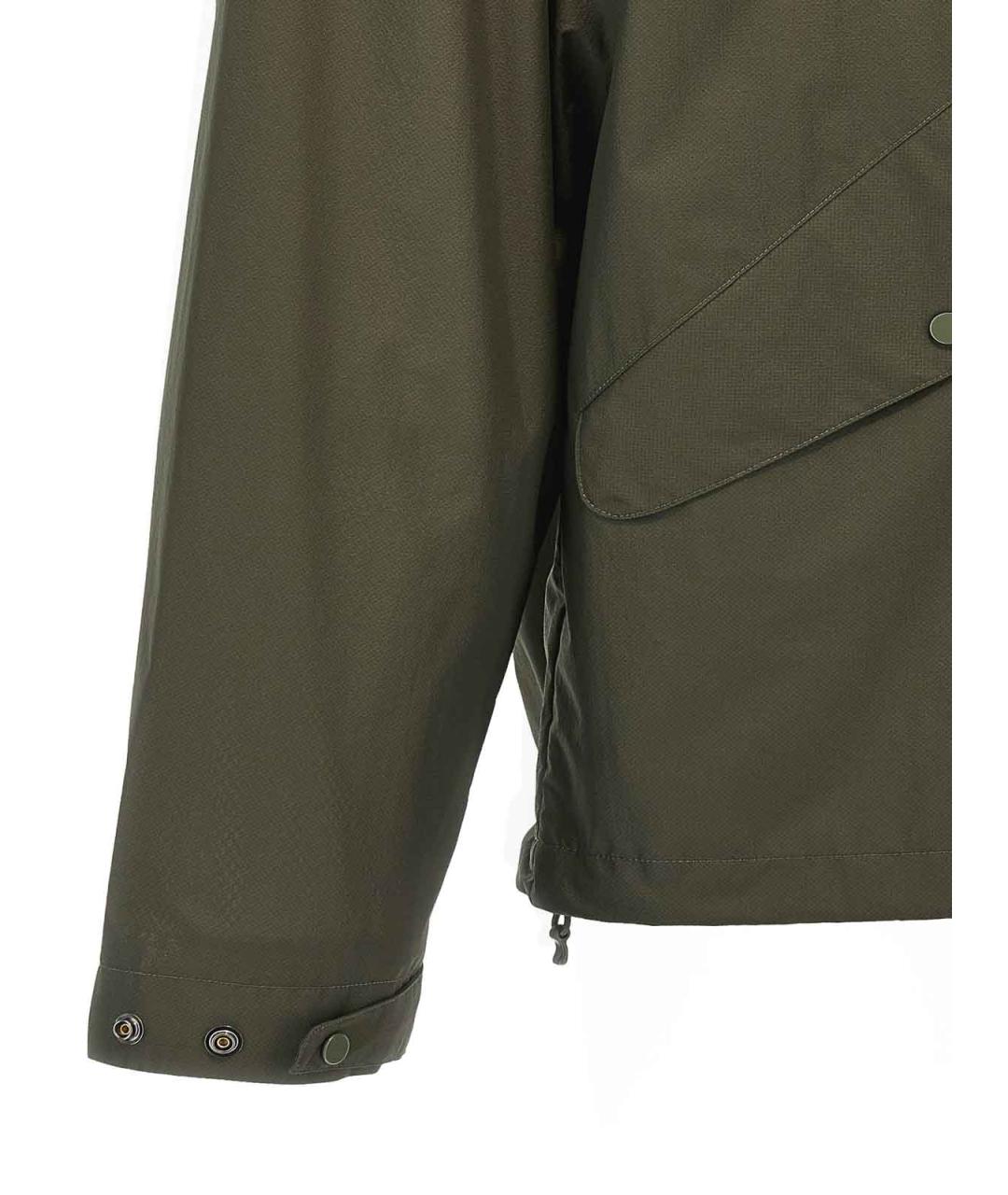 CP COMPANY Зеленая хлопко-полиэстеровая кэжуал рубашка, фото 4
