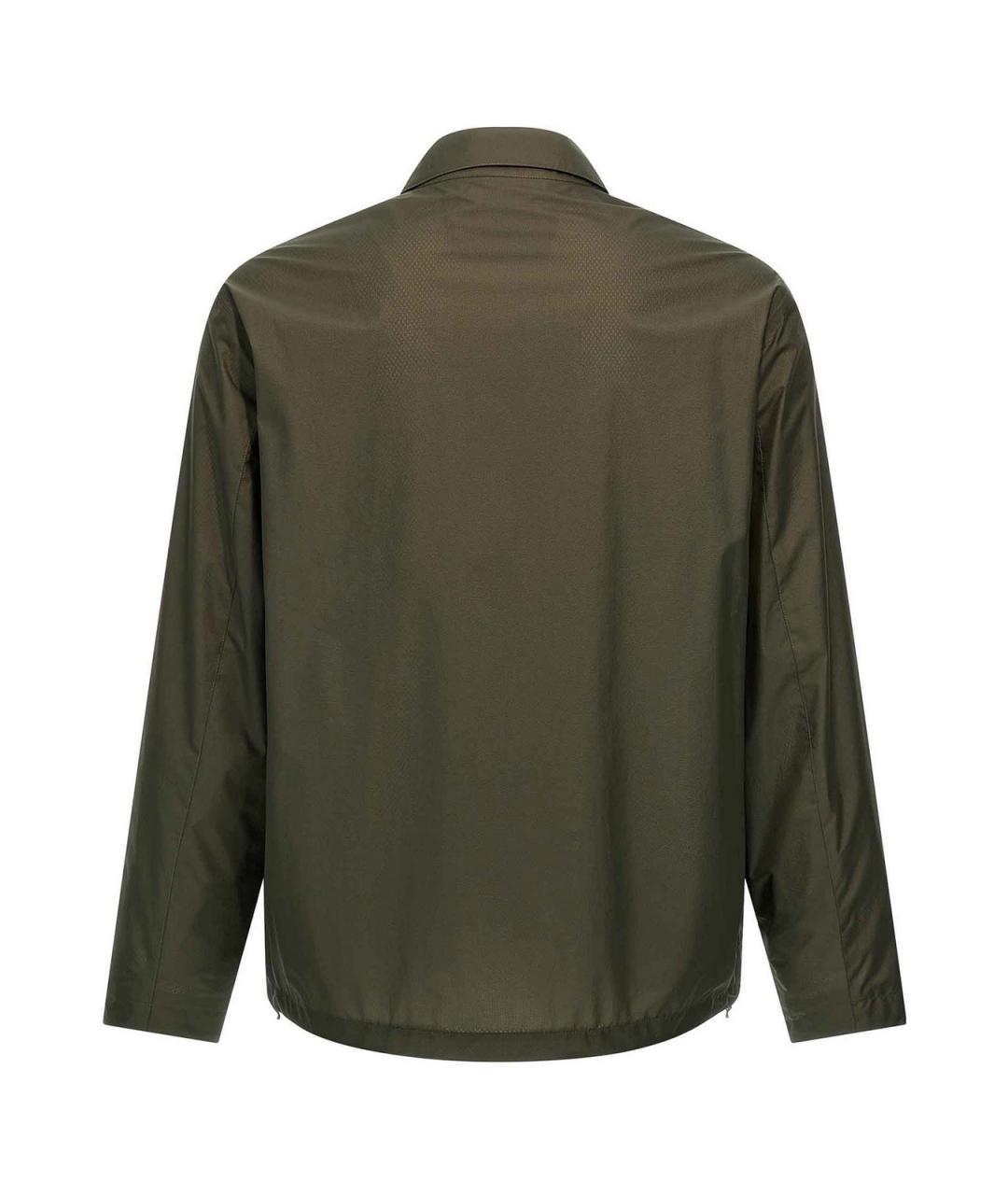CP COMPANY Зеленая хлопко-полиэстеровая кэжуал рубашка, фото 2