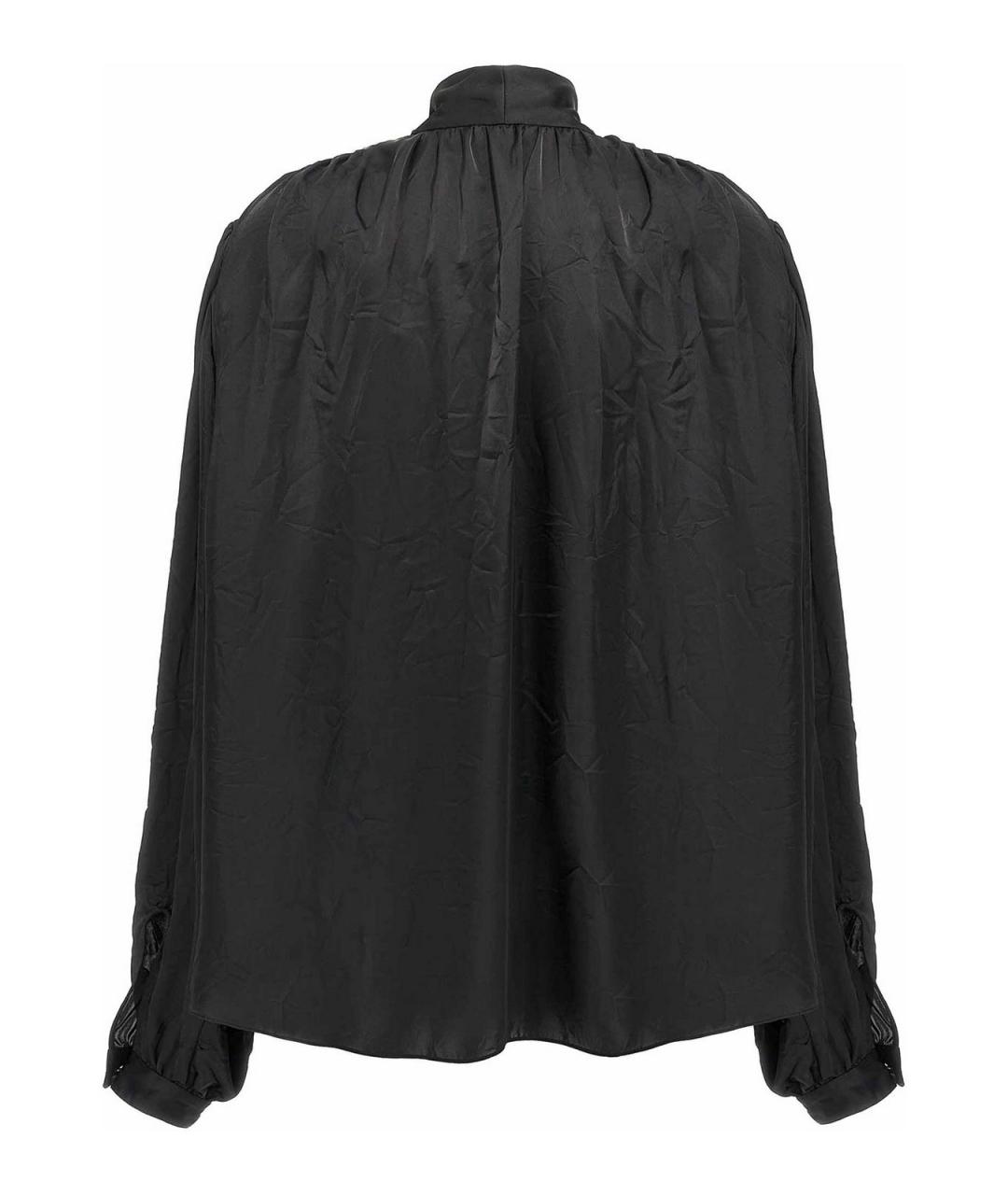 BALENCIAGA Черная полиэстеровая рубашка, фото 2