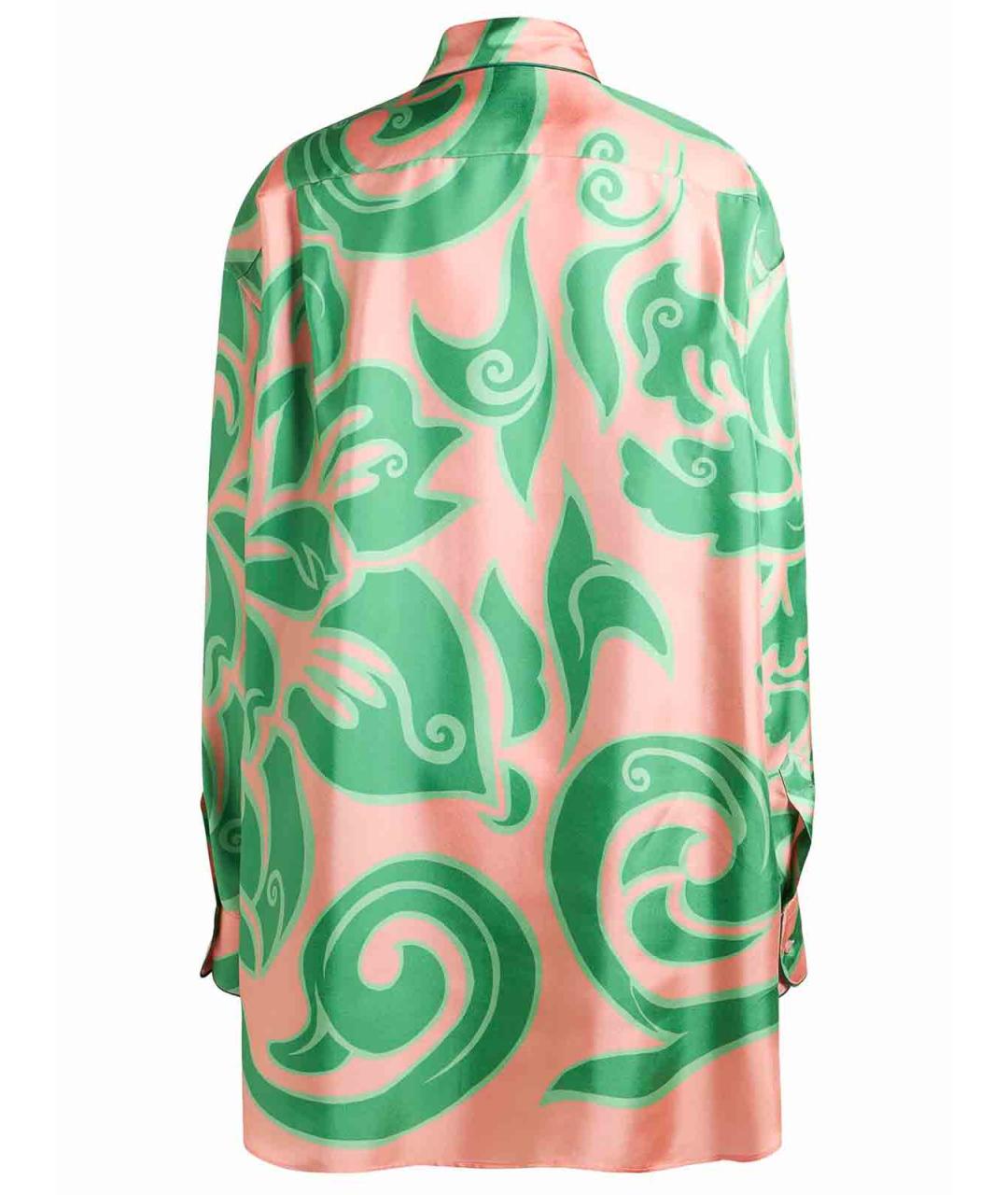 ETRO Розовая шелковая рубашка, фото 2