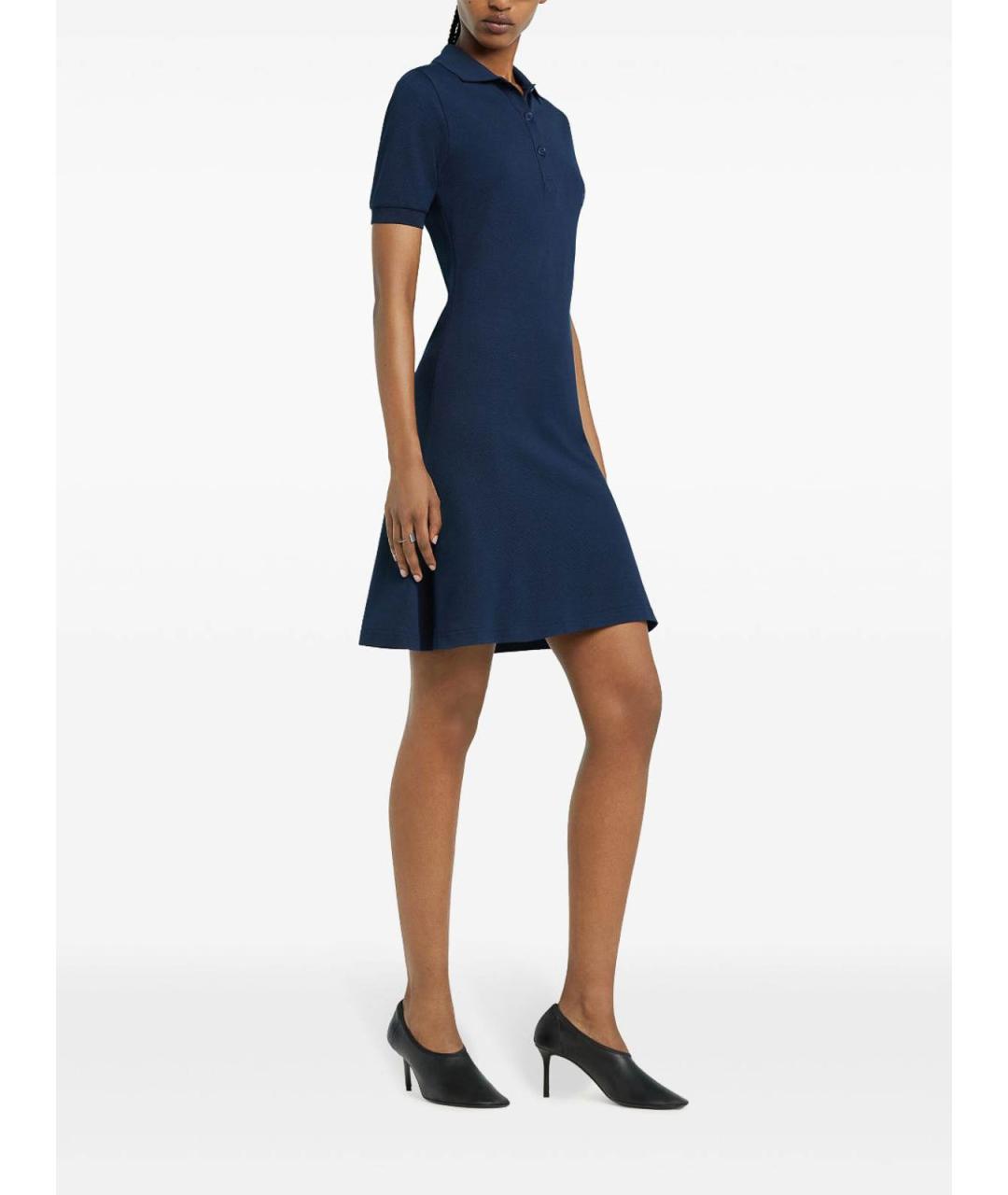 COURREGES Синее хлопковое повседневное платье, фото 4