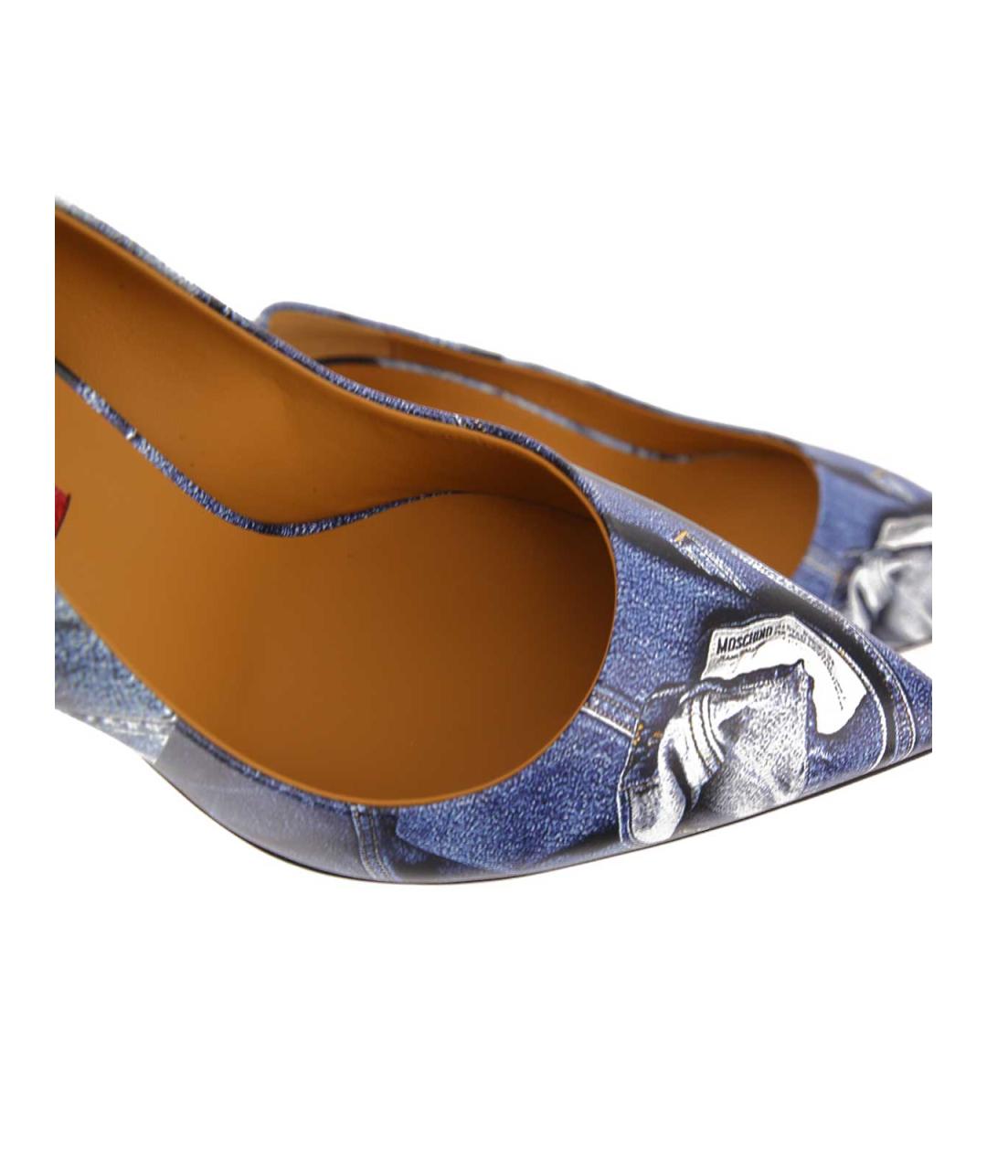MOSCHINO JEANS Мульти кожаные туфли, фото 5