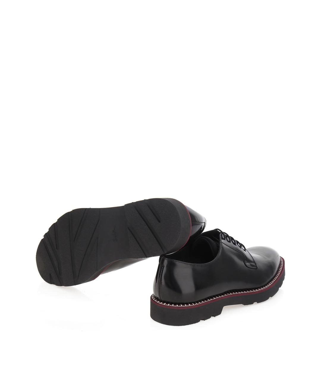 PAUL SMITH Черные кожаные туфли, фото 4