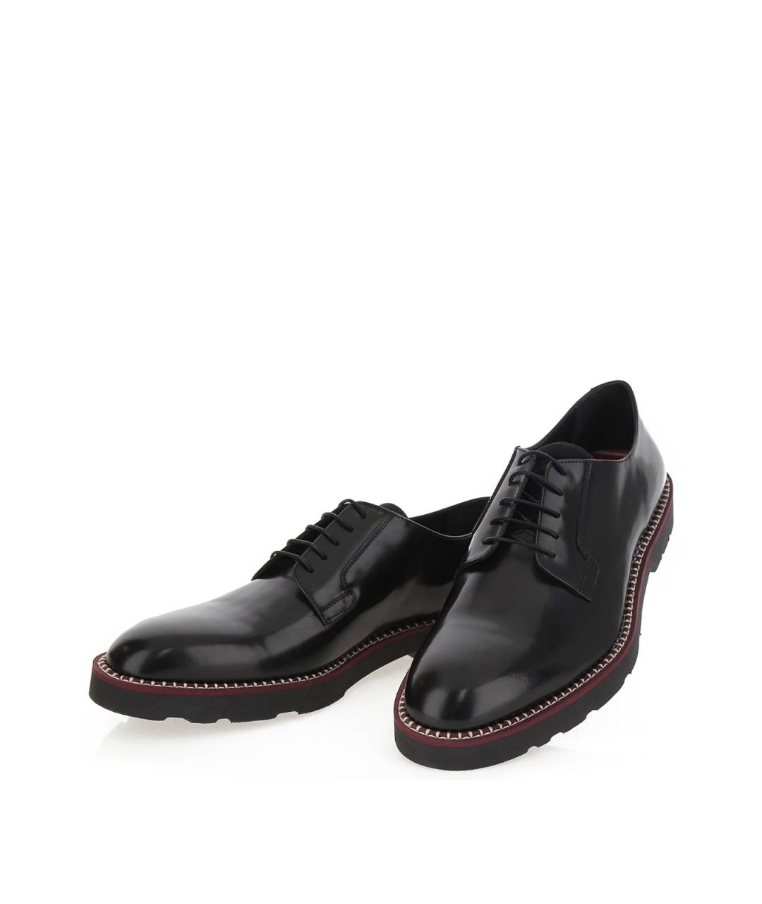 PAUL SMITH Черные кожаные туфли, фото 5