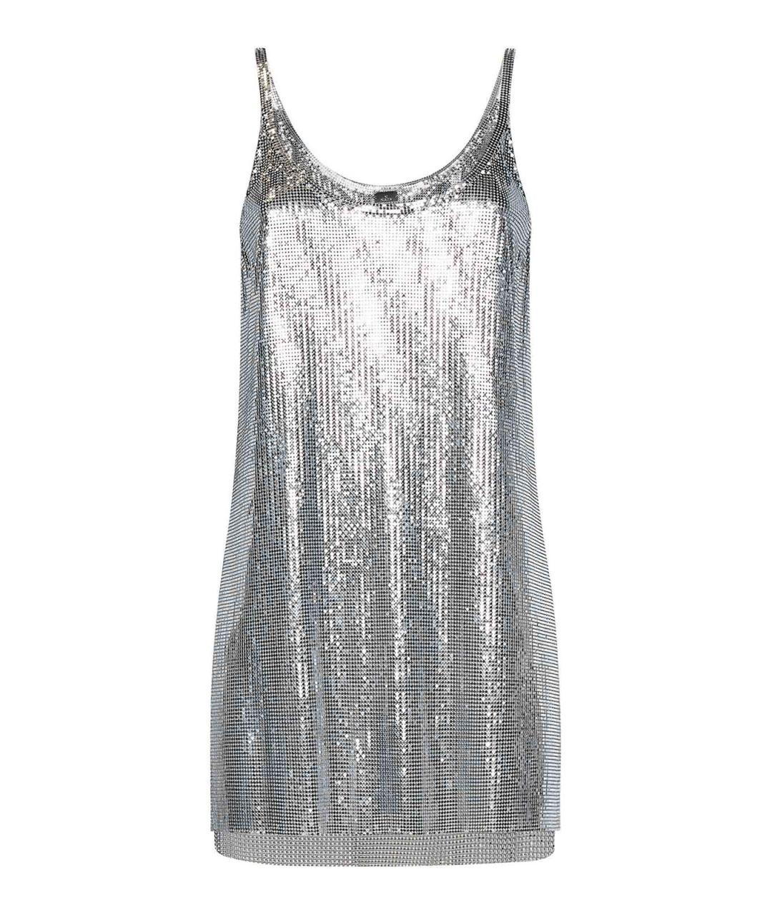 PACO RABANNE Серебряная майка, фото 1
