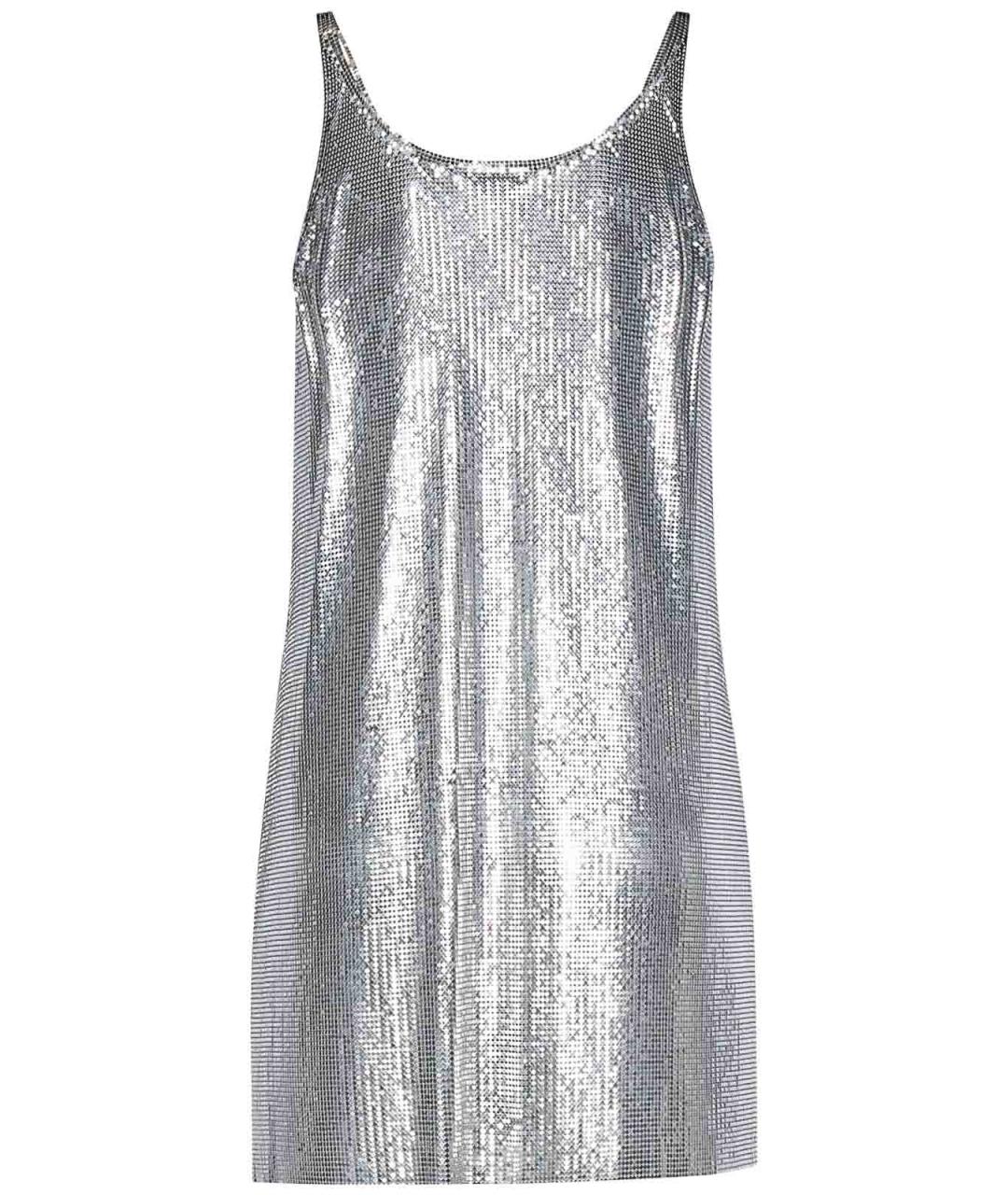 PACO RABANNE Серебряная майка, фото 2