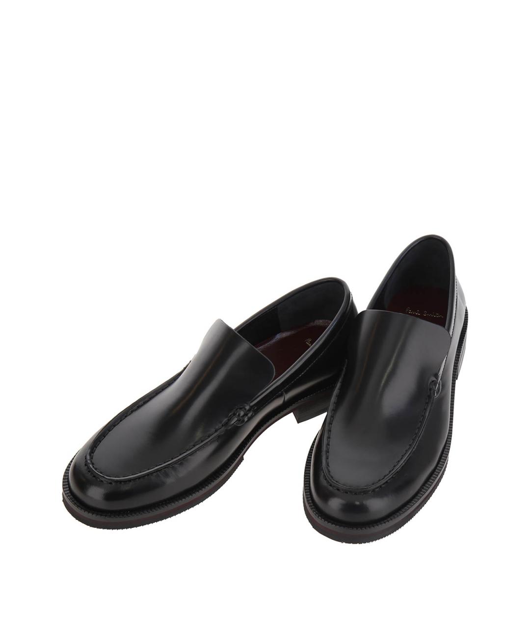 PAUL SMITH Черные кожаные лоферы, фото 5