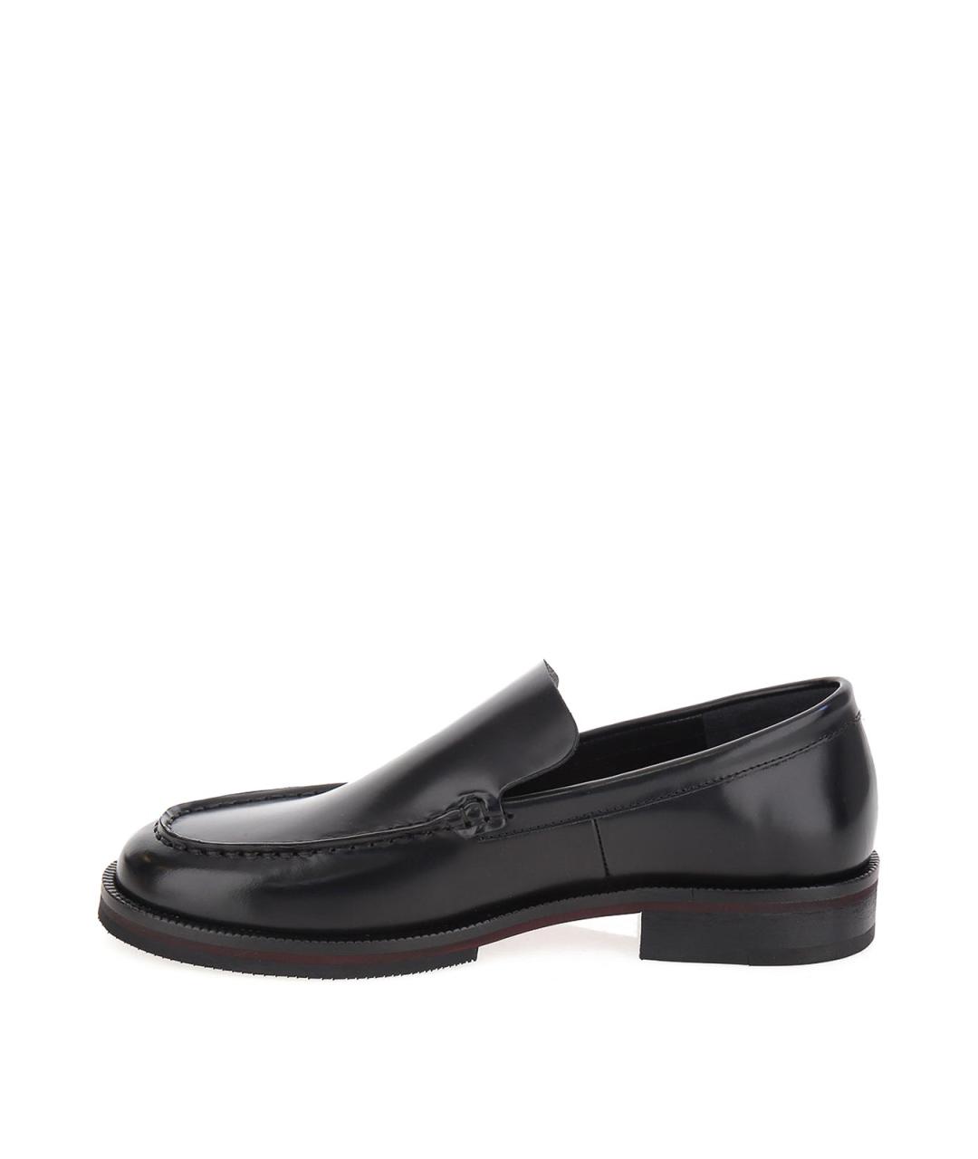 PAUL SMITH Черные кожаные лоферы, фото 3