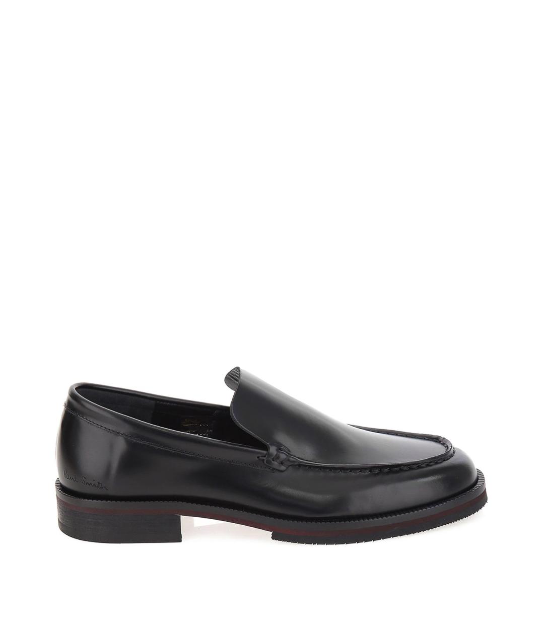 PAUL SMITH Черные кожаные лоферы, фото 1