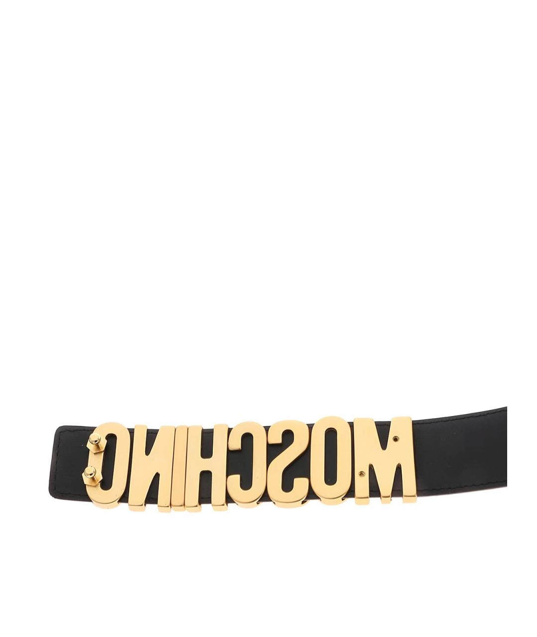 MOSCHINO Черный ремень, фото 2