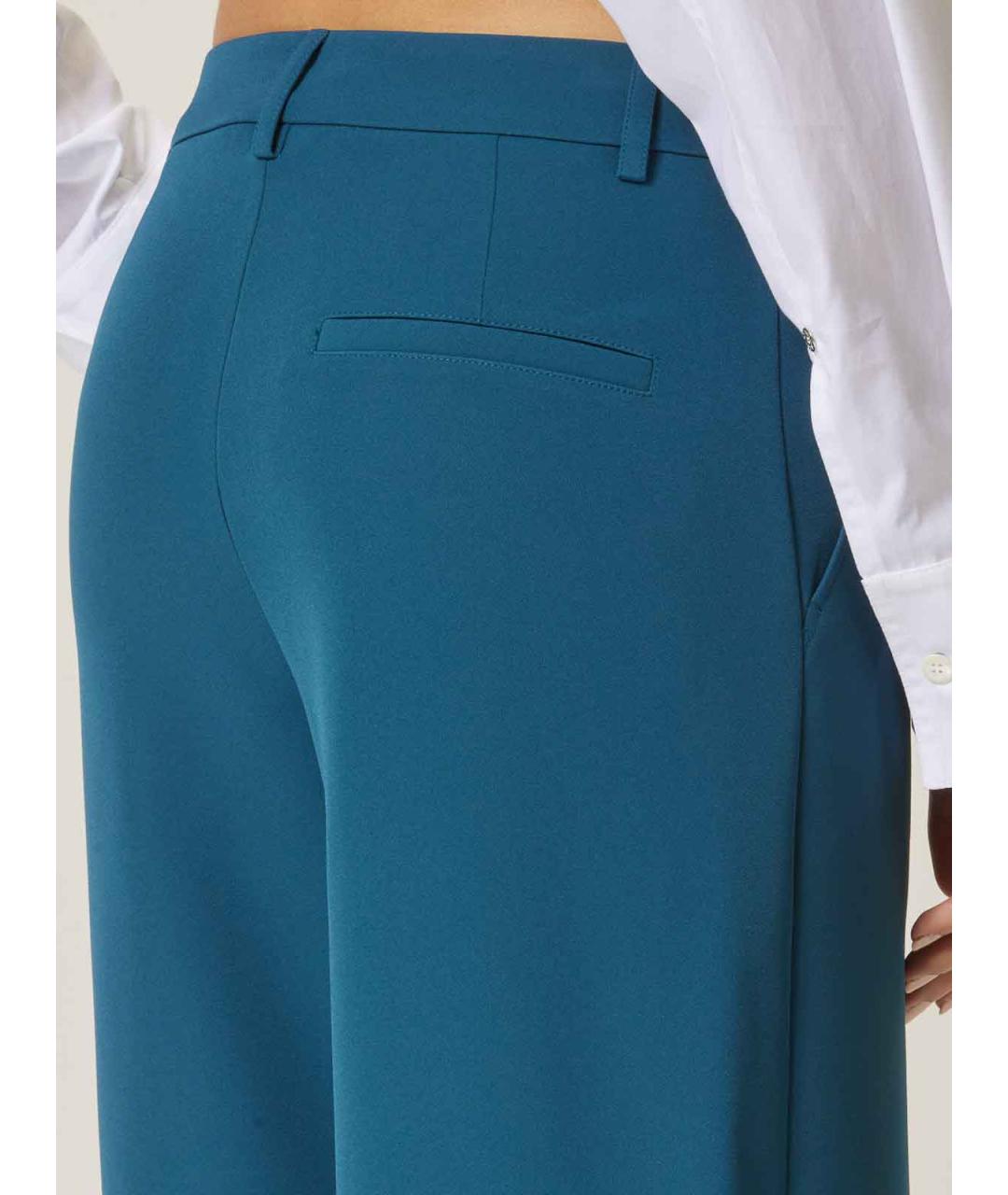 MOSCHINO JEANS Синие брюки широкие, фото 5