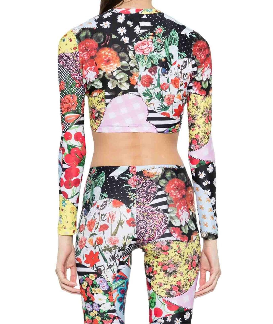 MOSCHINO JEANS Мульти синтетическая майка, фото 3