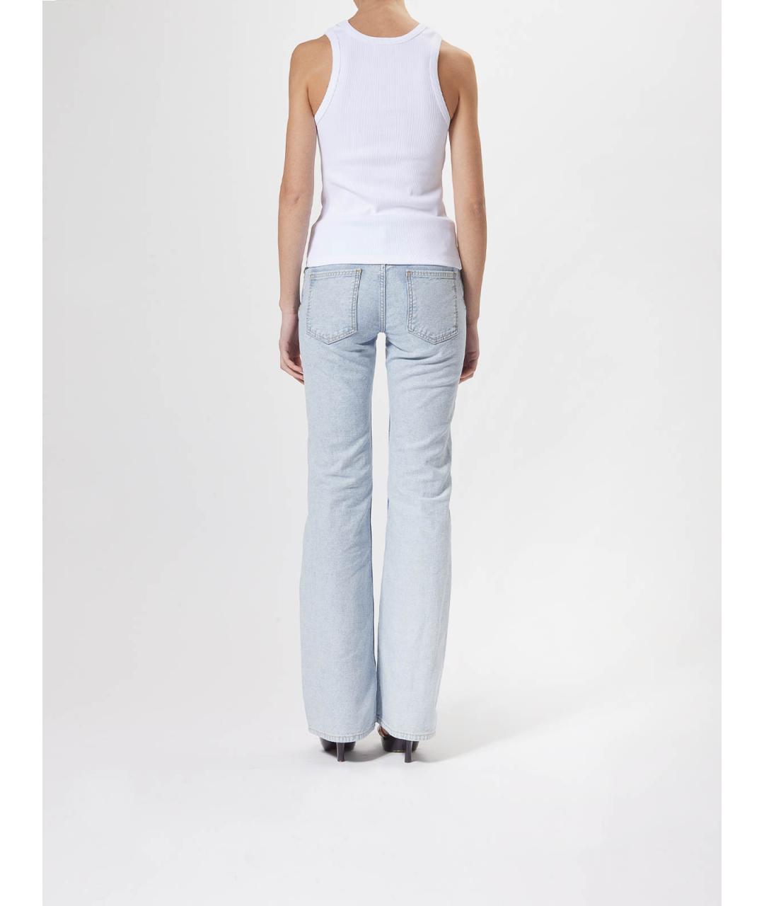 MOSCHINO JEANS Белая хлопковая майка, фото 4