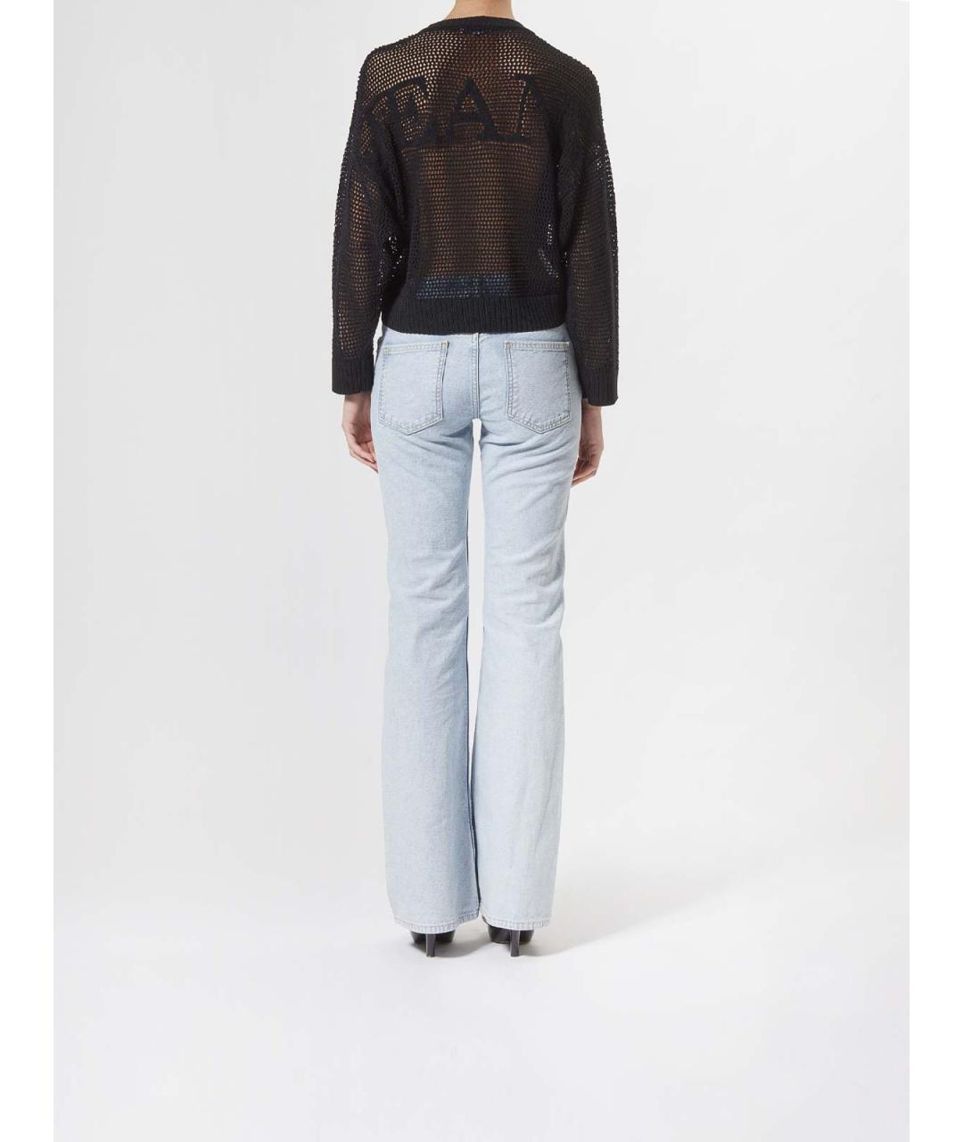 MOSCHINO JEANS Черная полиамидовая рубашка, фото 4