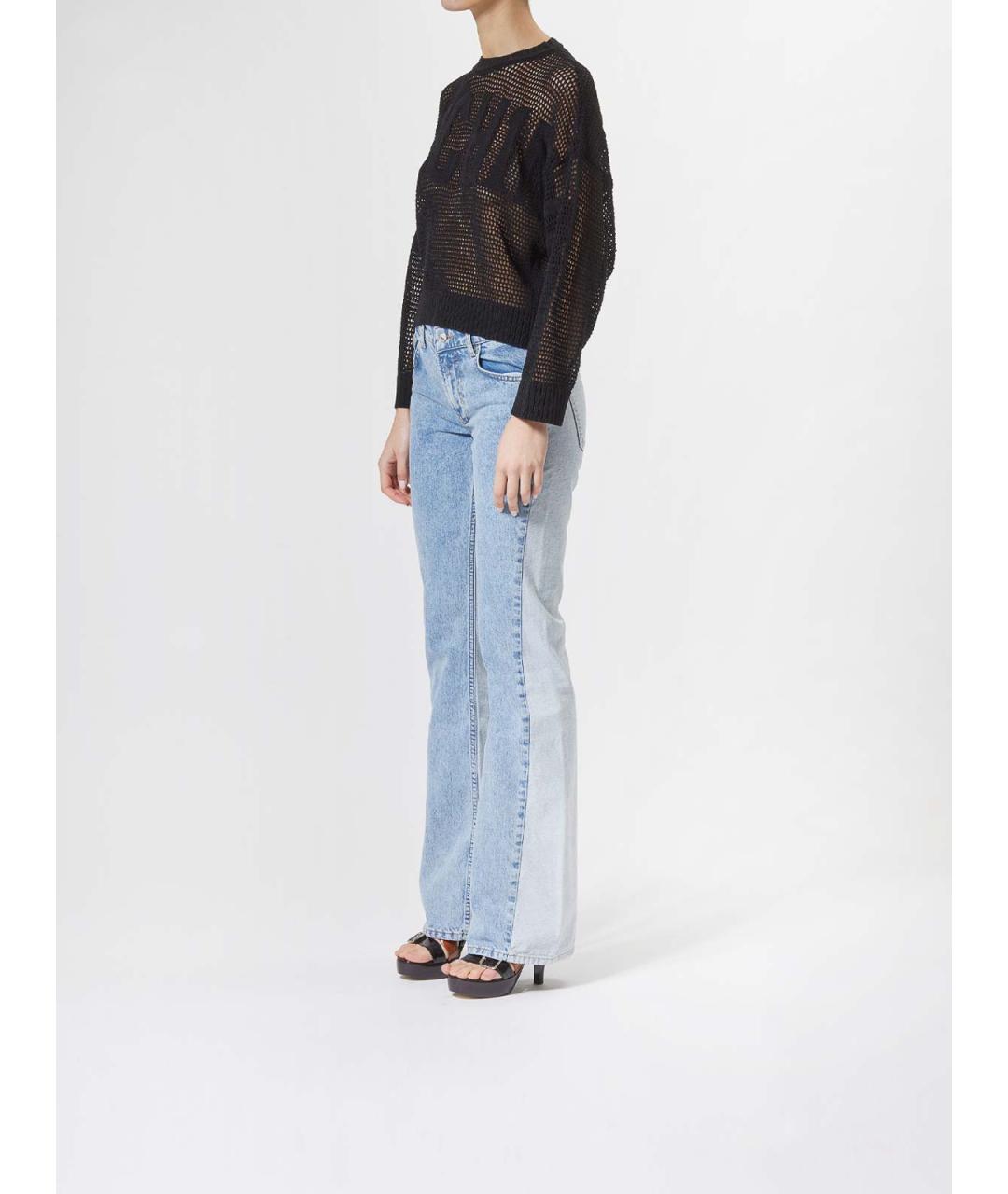 MOSCHINO JEANS Черная полиамидовая рубашка, фото 3