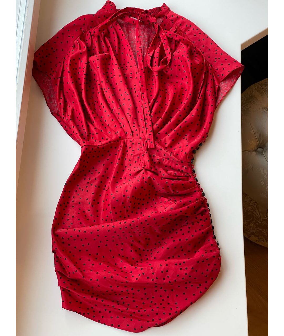 MAGDA BUTRYM Красное повседневное платье, фото 9