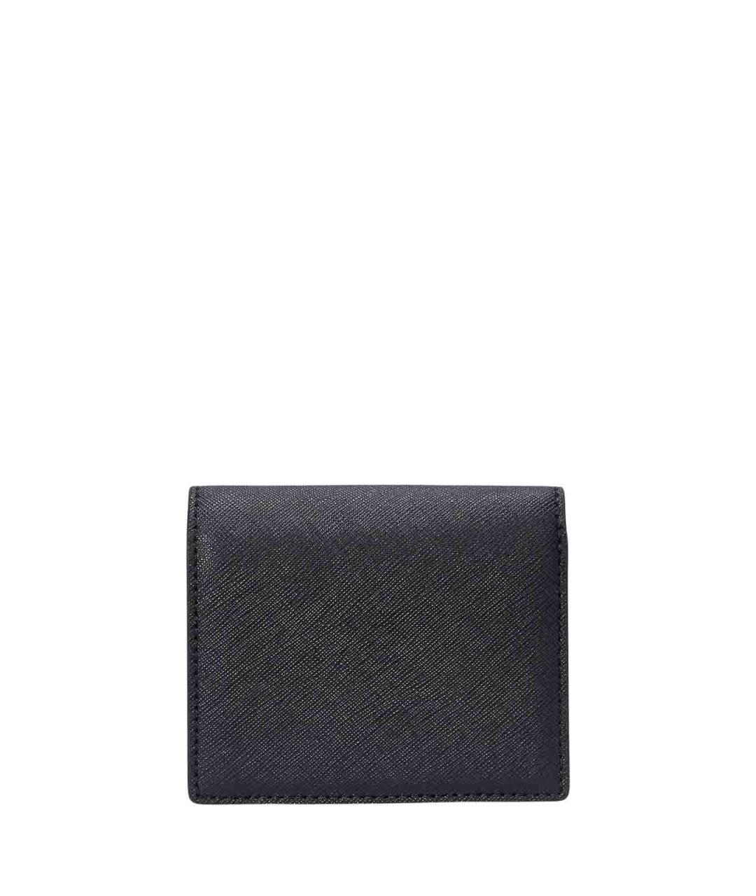 RALPH LAUREN Черный кожаный кошелек, фото 2