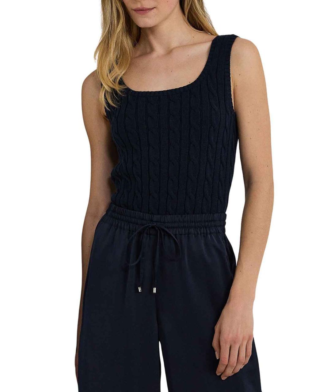 RALPH LAUREN Темно-синяя майка, фото 2