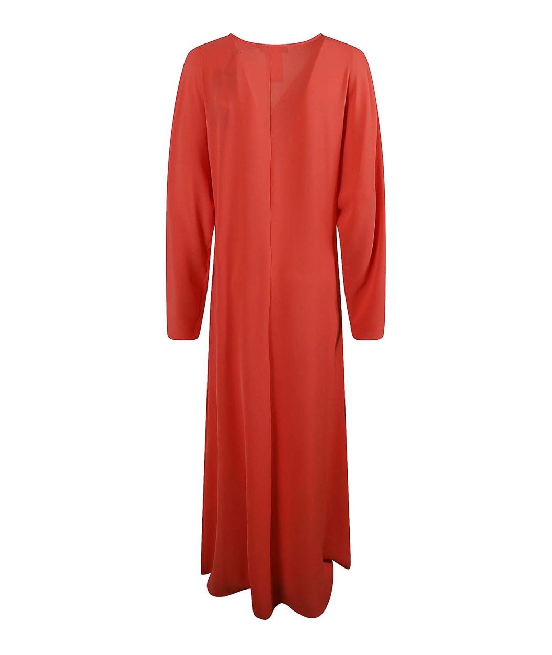 MAX MARA Красное полиэстеровое вечернее платье, фото 2