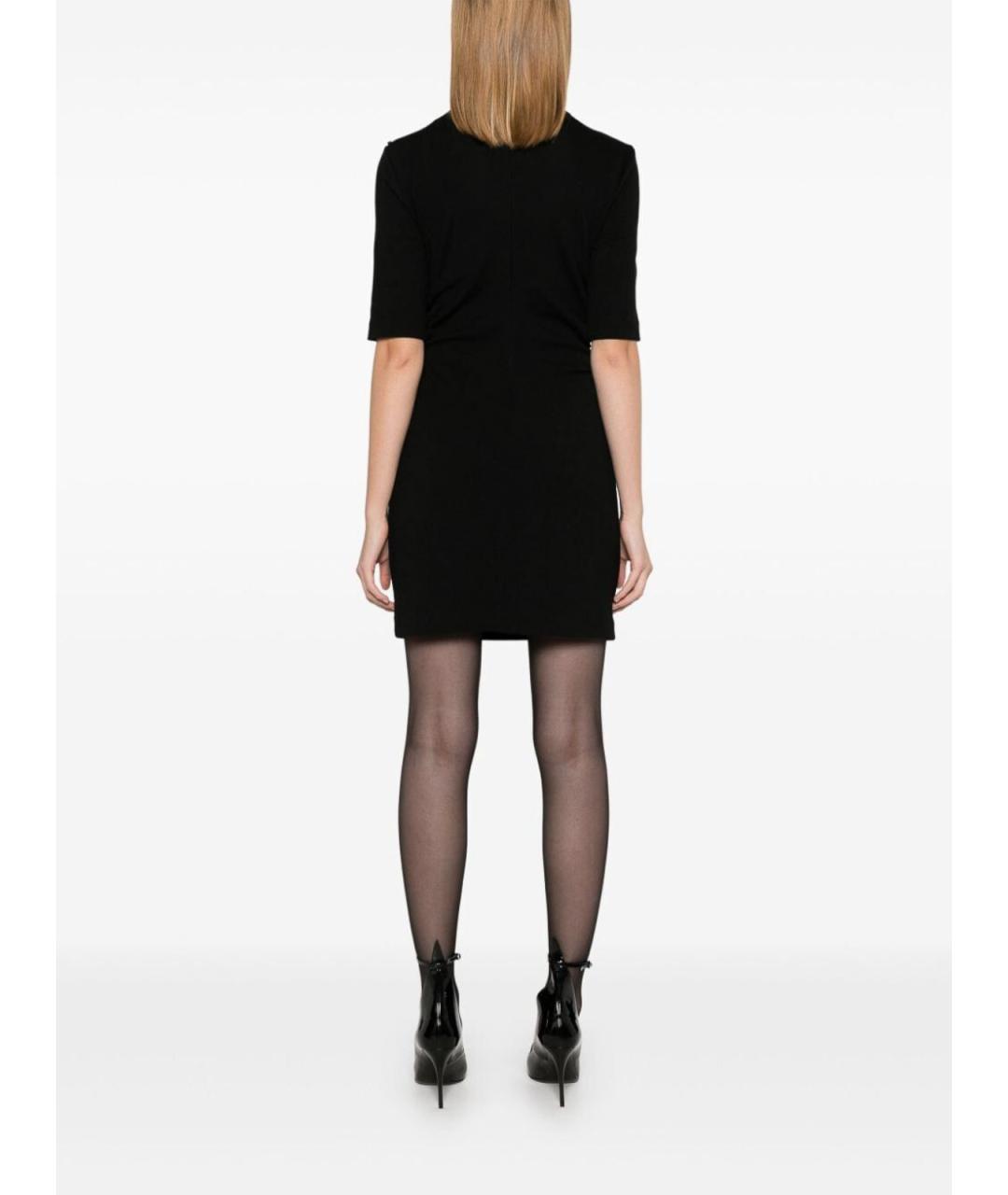 SPORTMAX Черное повседневное платье, фото 4
