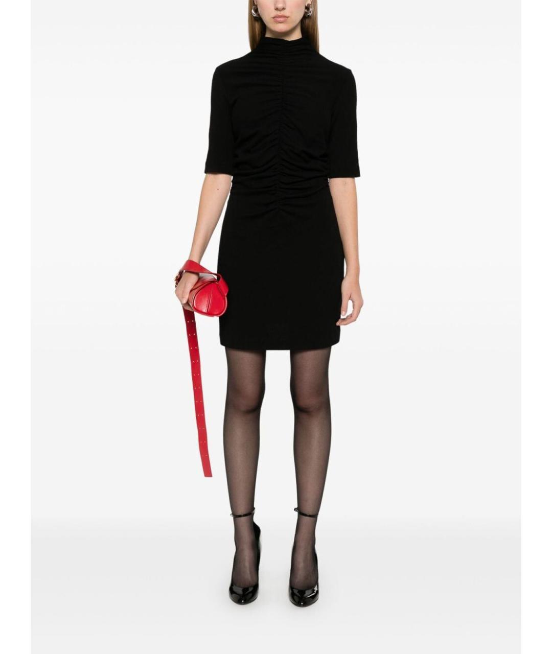 SPORTMAX Черное повседневное платье, фото 3