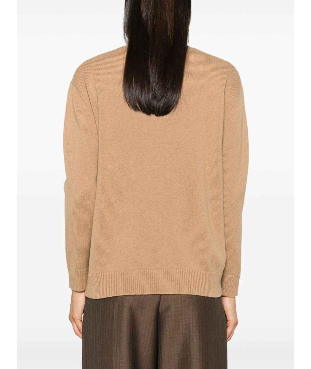 MAX MARA Бежевый джемпер / свитер, фото 3