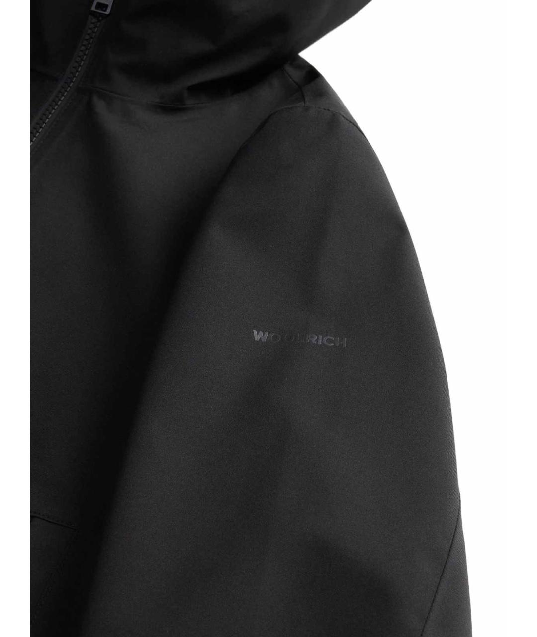 WOOLRICH Черная полиэстеровая куртка, фото 6