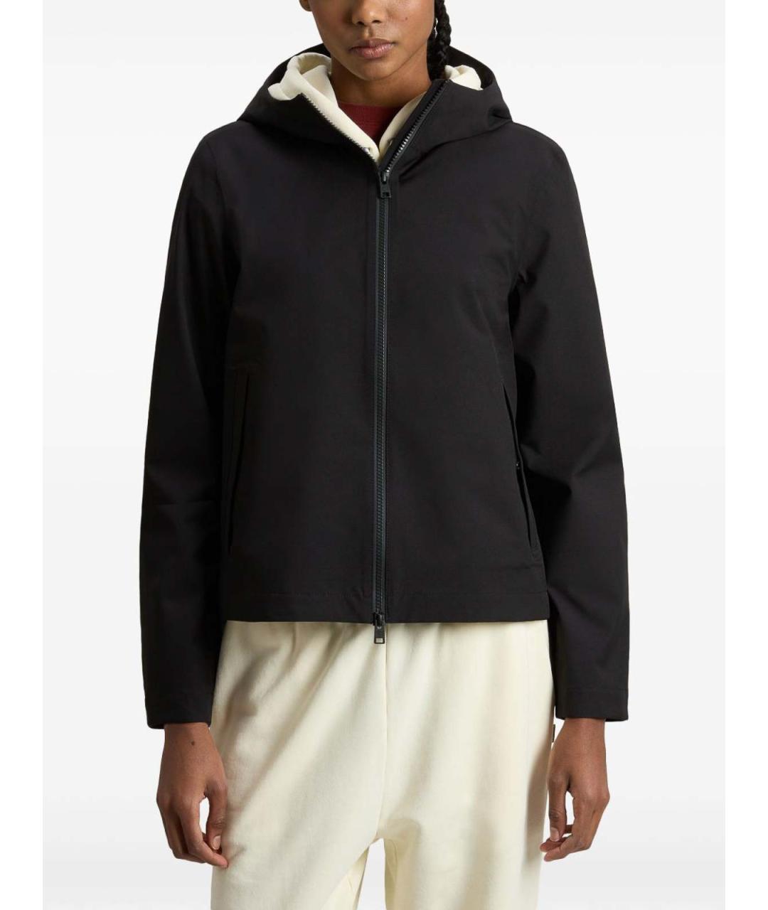 WOOLRICH Черная полиэстеровая куртка, фото 3
