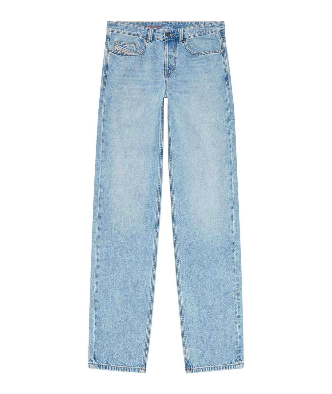 DIESEL Синие хлопковые повседневные брюки, фото 1