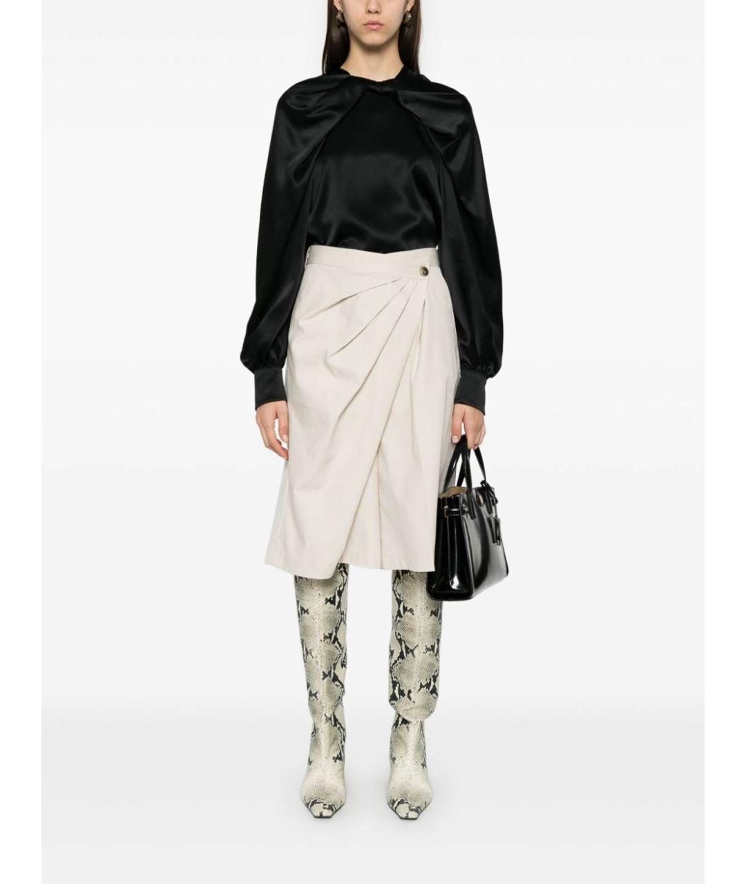 MAX MARA Черная блузы, фото 2