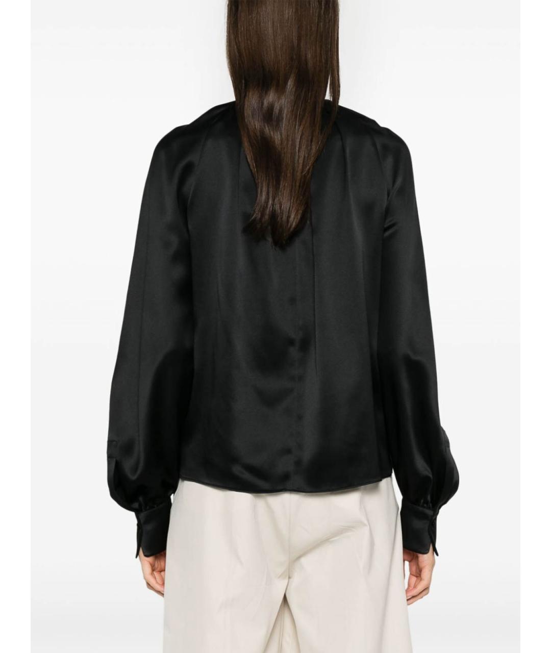 MAX MARA Черная блузы, фото 3