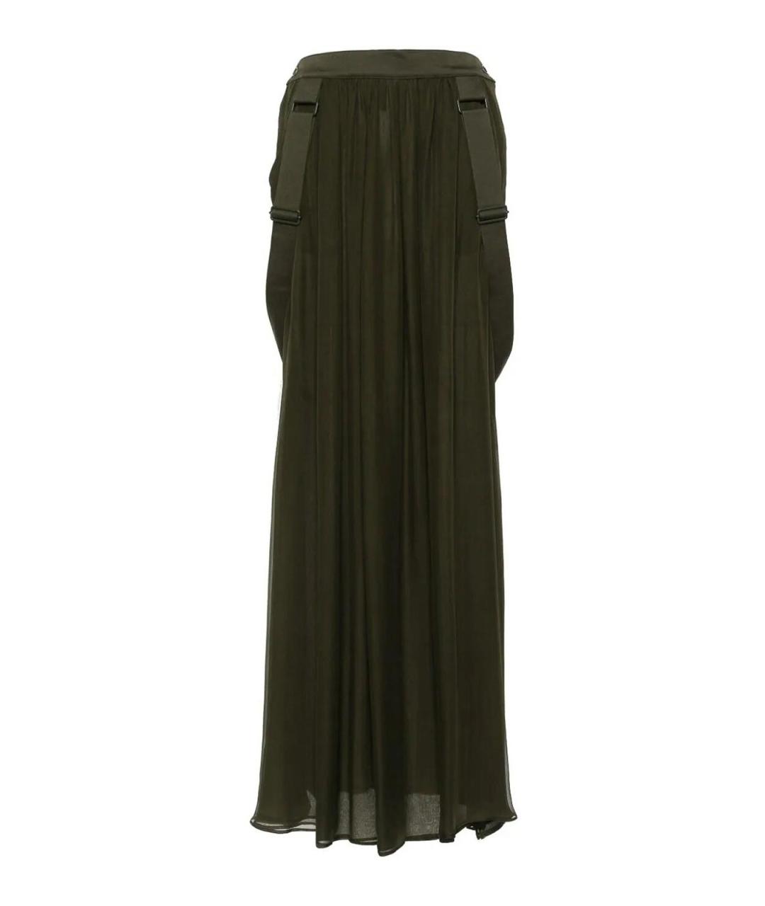 MAX MARA Хаки юбка макси, фото 1