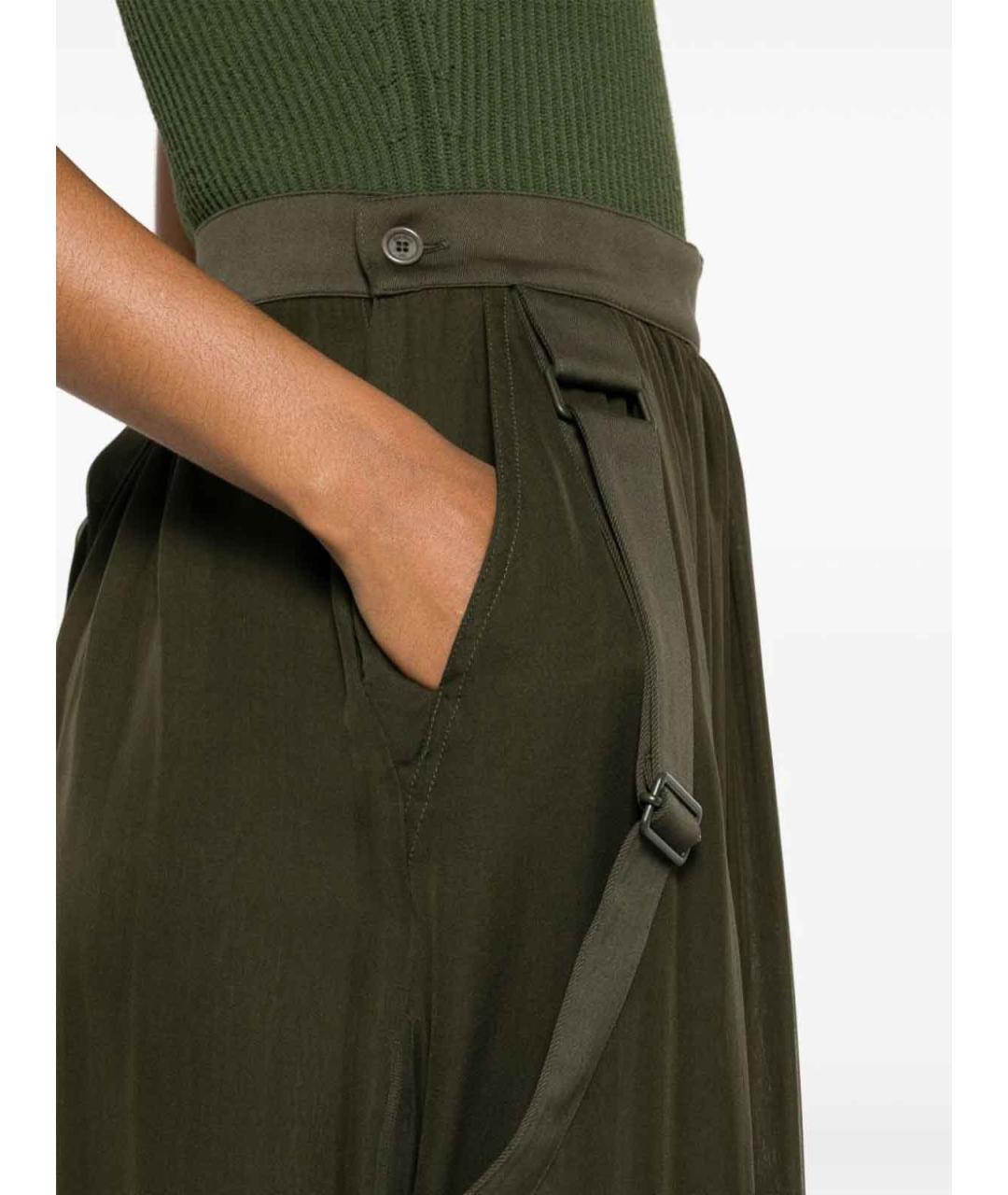 MAX MARA Хаки юбка макси, фото 2