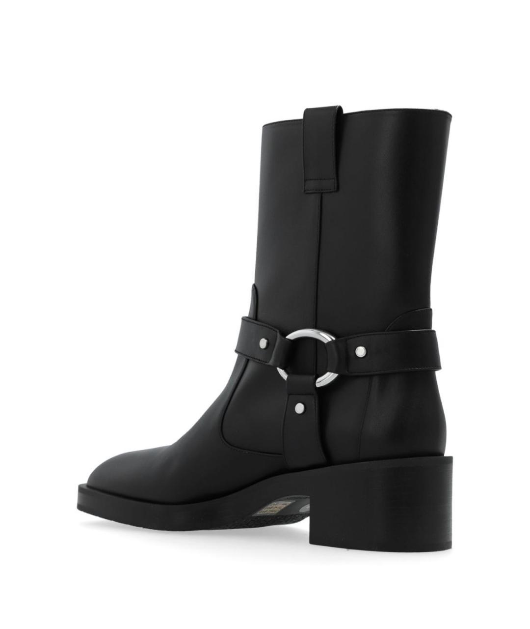 STUART WEITZMAN Черные кожаные ботильоны, фото 6