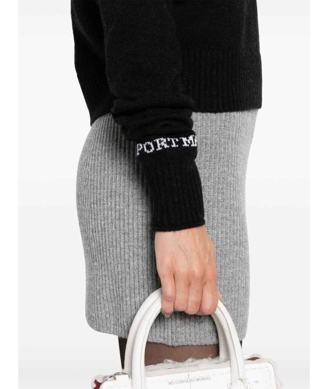 SPORTMAX Черный джемпер / свитер, фото 3