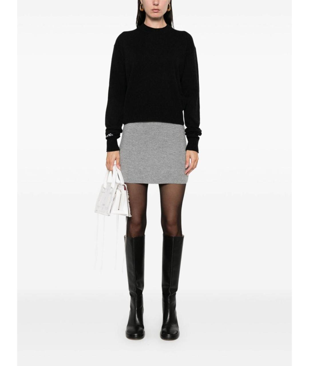 SPORTMAX Черный джемпер / свитер, фото 2