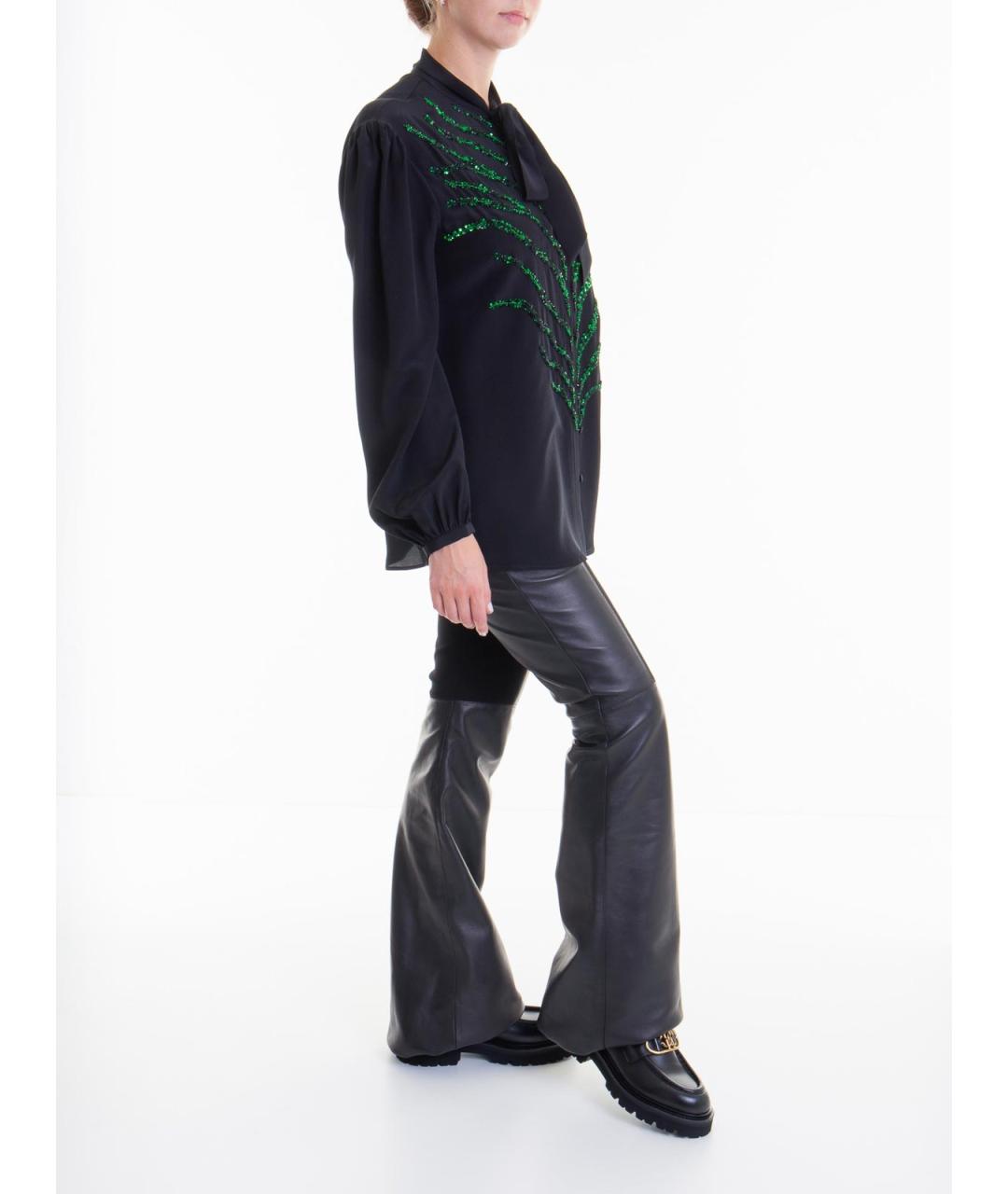 ROBERTO CAVALLI Черная полиэстеровая рубашка, фото 2