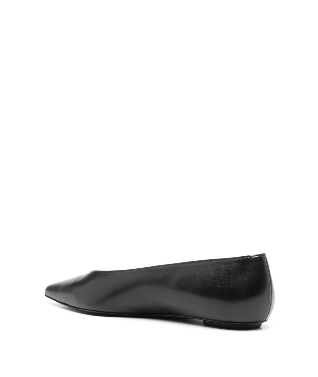 STUART WEITZMAN Черные кожаные балетки, фото 3