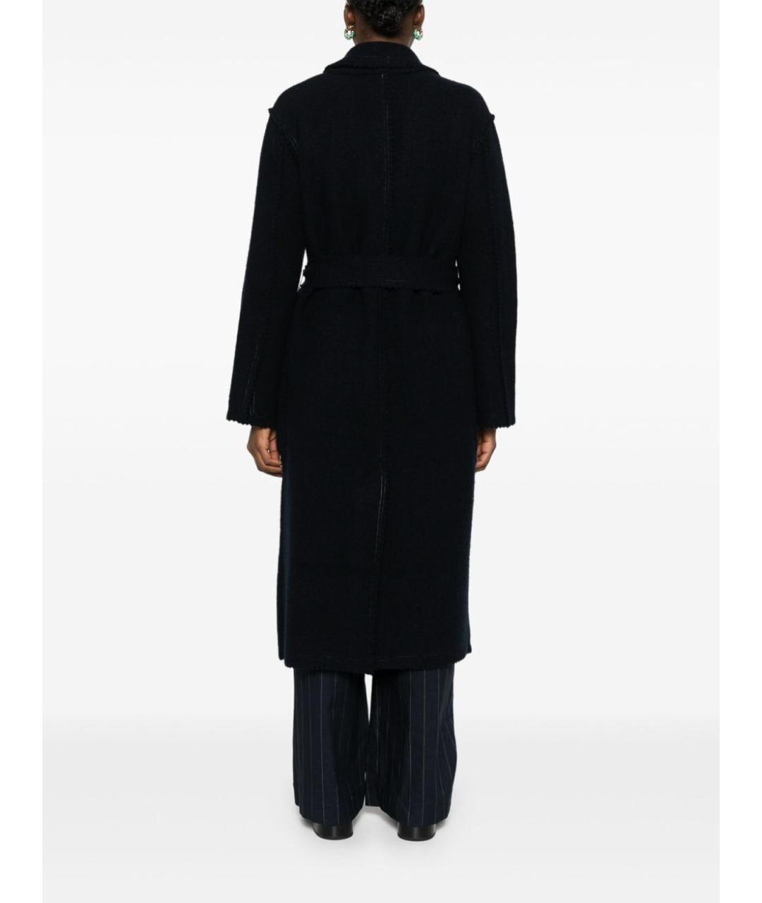 MAX MARA Черное шерстяное пальто, фото 4