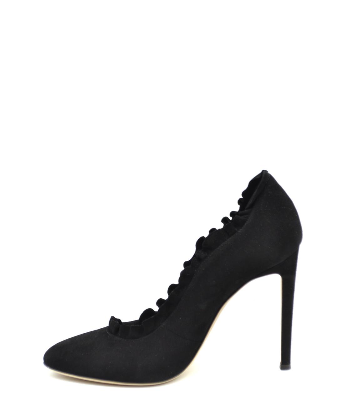 GIUSEPPE ZANOTTI DESIGN Черные кожаные туфли, фото 3