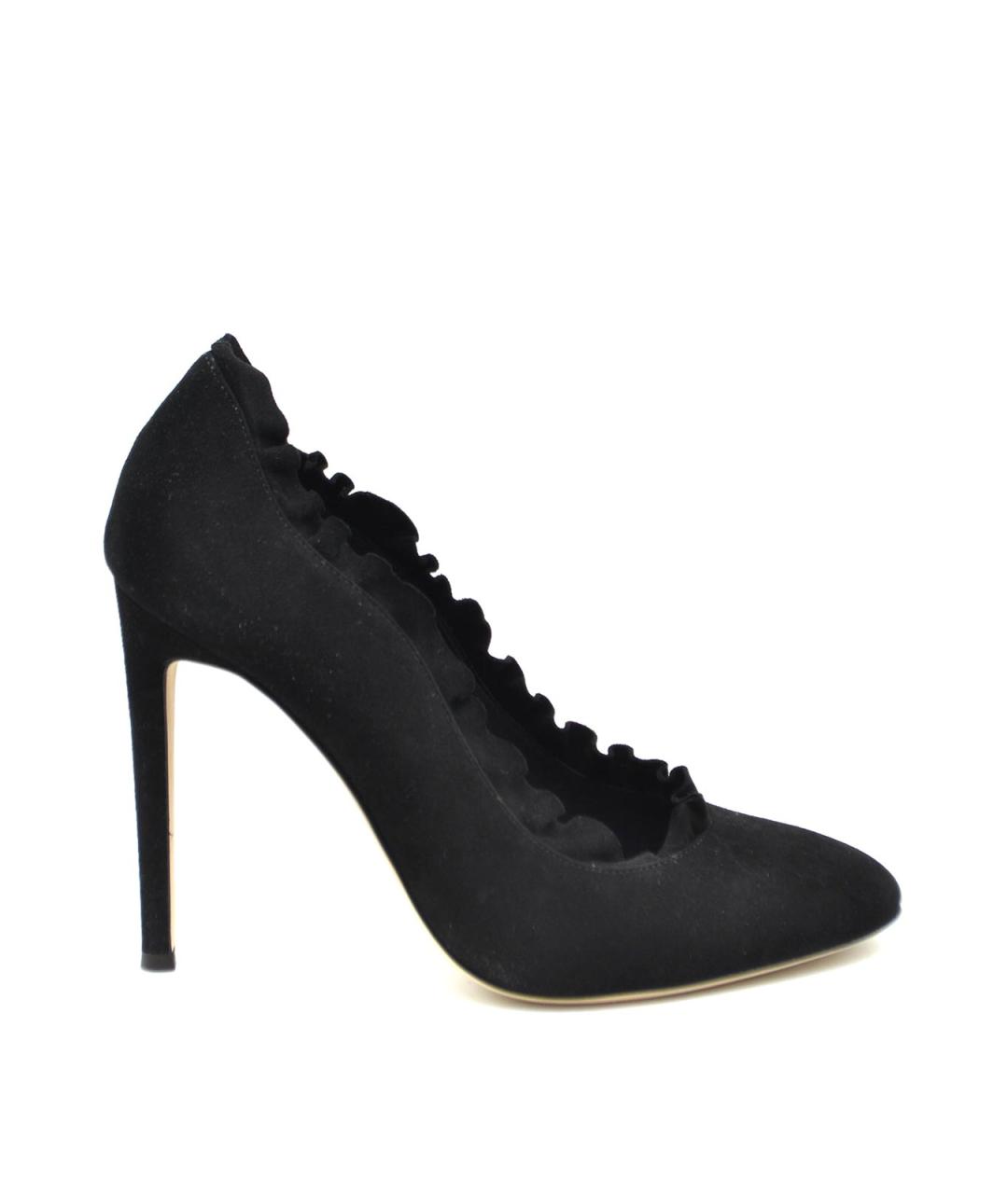 GIUSEPPE ZANOTTI DESIGN Черные кожаные туфли, фото 1