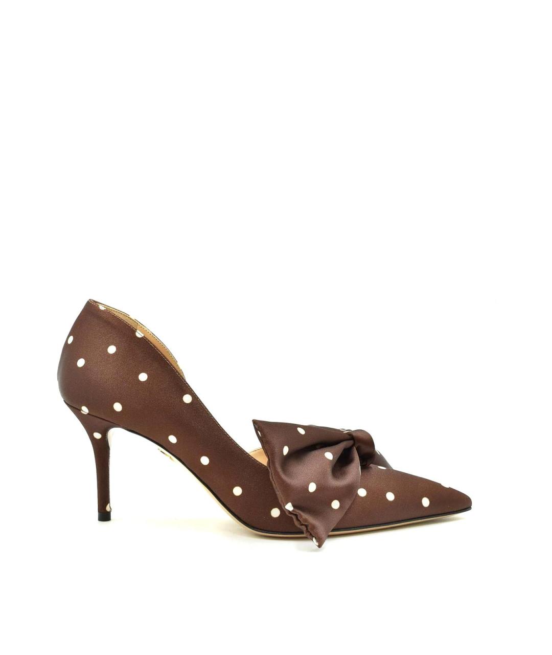 CHARLOTTE OLYMPIA Коричневые кожаные туфли, фото 1