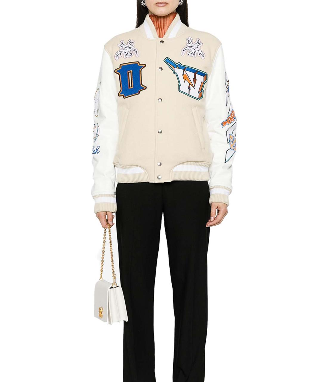 OFF-WHITE Кожаная куртка, фото 2