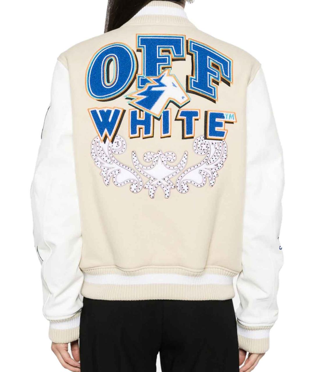 OFF-WHITE Кожаная куртка, фото 4